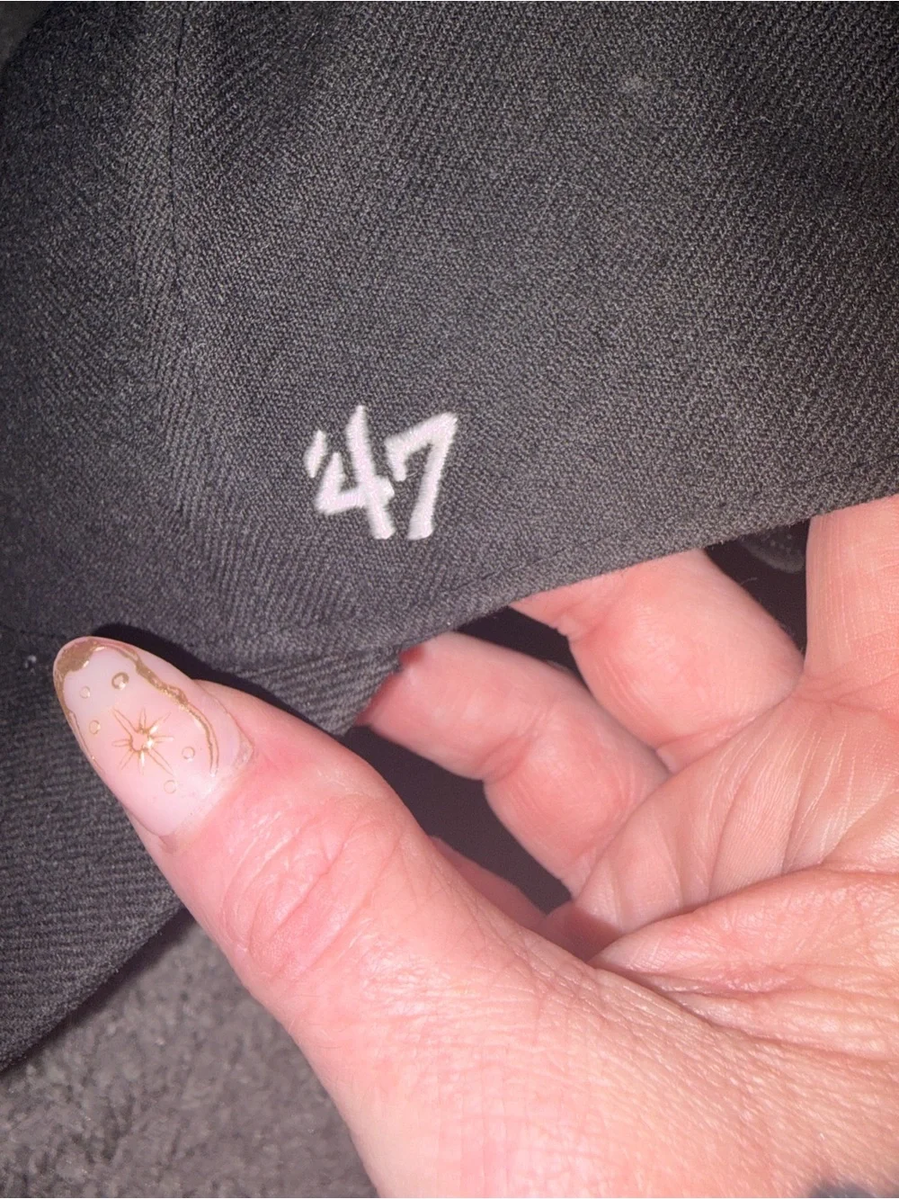 47 Brand New York Yankees Black Baseball Cap OSFA Adjustable